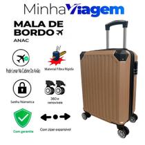 Mala de Viagem De Bordo 10KG Padrão Anac Com Zíper Expansível E Senha Mala de Viagem De Bordo 10KG Padrão Anac Com Zíper Expansível E Senha