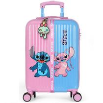 Mala de Viagem de Bordo Infantil STITCH e ANGEL Luxcel