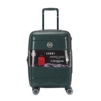 Mala de Viagem De bordo pequena Padrão Anac 10kg Com Rodas duplas 360 Poliprpileno Com cadeado Senha tipo TSA Expansiva Sammy