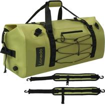 Mala de viagem Duffle Lanedo 80L impermeável verde marinho