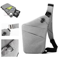 Mala de Viagem Elloy Doc Anti-Furto - Sling Crossbody Cinza Mala de Viagem Elloy Doc Anti-Furto - Sling Crossbody Cinza
