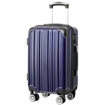 Mala de Viagem Expansível Coolife 28 Polegadas - PC+ABS - Azul Marinho