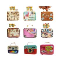 Mala De Viagem Fashion Para Meninas, Bagagem Para Barbies 16 Bonecas Bjd 30cm Boneca Blyth Presente