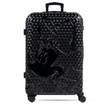 Mala de Viagem Grande 32 Kg ABS 4 Rodas Minnie Epcot Preta