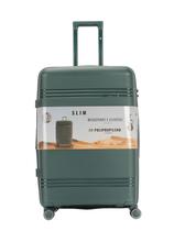 Mala de Viagem Grande 32 kg Com Rodas duplas 360 Polipropileno Com cadeado Senha tipo TSA Expansiva Slim Mala de Viagem Grande 32 kg Com Rodas duplas 360 Polipropileno Com cadeado Senha tipo TSA Expansiva Slim