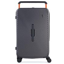 Mala de Viagem Grande 32 Kg Policarbonato 4 Rodas Bahamas Trunk Cinza Escuro