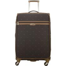 Mala de Viagem Grande 32kg com Expansor e Cadeado Tsa em Vinil Rodas 360º - Munique - Lansay -