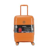 Mala de Viagem Grande 32kg Expansiva Polipropileno Capacidade 137,2L 4 Rodas duplas 360 Cadeado Senha tipo TSA Sammy