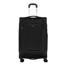 Mala de Viagem Grande em Poliester Samsonite Kick Air Cadeado Tsa e Rodas Duplas 360º Preta