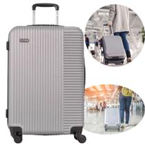 Mala de Viagem Grande Expansível com Alça Retrátil Ideal Para Viagens Internacionais