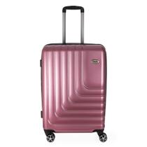 Mala de Viagem Grande Expansível em Abs Ika Flex Cadeado Tsa Embutido Rodas Duplas 360 Rosê - Rosê, G Mala de Viagem Grande Expansível em Abs Ika Flex Cadeado Tsa Embutido Rodas Duplas 360 Rosê - Rosê, G