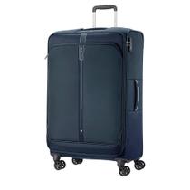 Mala de Viagem Grande Expansível Poliester Samsonite Popsoda Cadeado Tsa e Rodas Duplas Azul Marinho