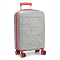 Mala De Viagem Grande Mickey Prata