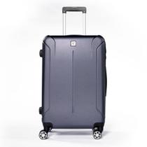 Mala de Viagem Grande Vilabon Vb0226 Abs Cadeado Integrado Rodas Duplas 360 Azul