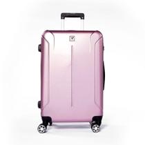 Mala de Viagem Grande Vilabon Vb0226 Abs Cadeado Integrado Rodas Duplas 360 Rosa