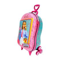 Mala de Viagem Infantil Com Rodinha Barbie in Style 3D Rosa Mala de Viagem Infantil Com Rodinha Barbie in Style 3D Rosa