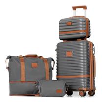 Mala de Viagem Joyway 20 Polegadas com Rodas Giratórias - Conjunto de 4 Peças Mala de Viagem Joyway 20 Polegadas com Rodas Giratórias - Conjunto de 4 Peças