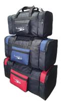 Mala De Viagem Kit 3 Peças Sacola De Serviço