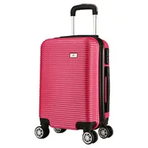 Mala de Viagem Média 15kg Eagle 65x42x26 Em Abs C/ Rodinhas 360 AC32