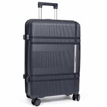 Mala De Viagem Média 23 Kg Pp leve 69L rodas duplas 360 Segredo tipo Tsa Atlas