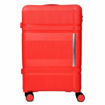 Mala De Viagem Média 23 Kg Pp leve 69L rodas duplas 360 Segredo tipo Tsa Atlas Mala De Viagem Média 23 Kg Pp leve 69L rodas duplas 360 Segredo tipo Tsa Atlas