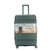 Mala de Viagem Média 23kg Com Rodas duplas 360 Polipropileno Com cadeado Senha tipo TSA Expansiva Slim