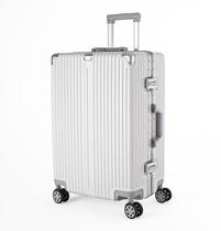 Mala de Viagem Média 23kg Policarbonato ABS Noruega Maloa Branco