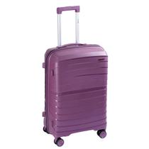 Mala de Viagem Média 23kg Polipropileno Expansível Zíper Anti Furto