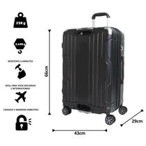 Mala de Viagem Média com Cadeado TSA - Linha Pacific 8860 Limited Edition Mala de Viagem Média com Cadeado TSA - Linha Pacific 8860 Limited Edition