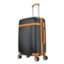 Mala de viagem média preta Bruges Swiss Move