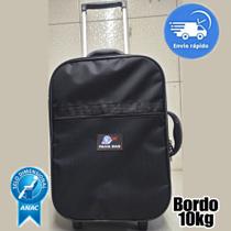 MALA DE VIAGEM PEQUENA 10KG DE BORDO ANAC (1 Peça) PAIVA BAG . PRETO MALA DE VIAGEM PEQUENA 10KG DE BORDO ANAC (1 Peça) PAIVA BAG . PRETO