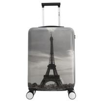 Mala de Viagem Pequena ABS Rodas 360 Removíveis Cadeado Código Embutido - YINS - YS21242 - PARIS Mala de Viagem Pequena ABS Rodas 360 Removíveis Cadeado Código Embutido - YINS - YS21242 - PARIS