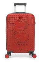 Mala De Viagem Pequena Bordo 360 Original Mickey - Vermelho