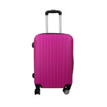 Mala de viagem pequena bordo anac rigida rosa abs giro 360 de mao cadeado executiva