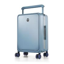 Mala de Viagem Pequena de Bordo 10 kg Policarbonato Chicago Maloa Azul
