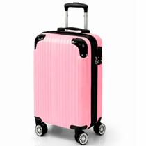 Mala de Viagem Pequena de Bordo de Mão Estocasa 51x33x22 cm Rígida 4 Rodas 360 Expansível Cadeado