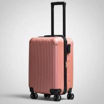 Mala de Viagem Pequena de Bordo RZNL com rodinhas 360º graus conforme ANAC Medidas 55x34x23 cm em material ABS Policarbonato mais resistente e leve