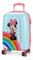 Mala de viagem pequena disney minnie mouse azul mf10407mm-az