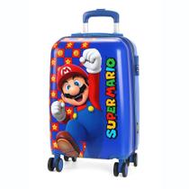 Mala De Viagem Pequena Infantil Escolar Super Mario