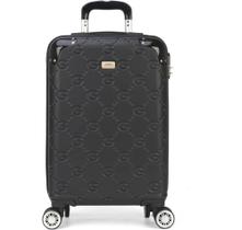 Mala de Viagem Pequena Polo King Preta Luxcel Mala de Viagem Pequena Polo King Preta Luxcel