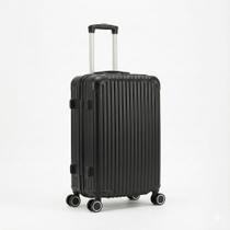 Mala de Viagem Rígida ABS Rodinhas 360 Preta - Tamanhos P ou M