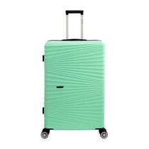 Mala de viagem rígida grande cadeado tsa alça retratil reforçada 4 rodas giratoria dupla 360 graus abs santino Mala de viagem rígida grande cadeado tsa alça retratil reforçada 4 rodas giratoria dupla 360 graus abs santino