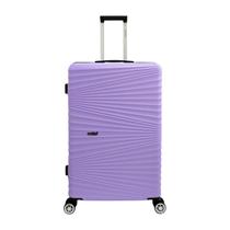 Mala de Viagem Rígida Rodinha Dupla 360 Abs Leve Bagagem Embarque Grande Cadeado TSA Capacidade 30kg Santino Mala de Viagem Rígida Rodinha Dupla 360 Abs Leve Bagagem Embarque Grande Cadeado TSA Capacidade 30kg Santino