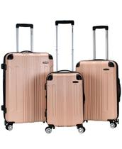 Mala de Viagem Rockland London Hardside Expansível Bege - 20, 24 e 28 Polegadas Mala de Viagem Rockland London Hardside Expansível Bege - 20, 24 e 28 Polegadas