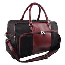 Mala de Viagem SPINETOLI Nylon com Couro Galvani