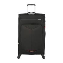 Mala de Viagem SUMMERFUNK Preto Grande ORIGINAL Com Expansor TSA 100 Poliéster Cadeado TSA Bolso Frontal Super Leve Rodas Dupla Giratória Resistente