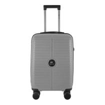 Mala de Viagem Tamanho Bordo 10kg em Polipropileno Gladiador Horizon P4MB Cor:Cinza Mala de Viagem Tamanho Bordo 10kg em Polipropileno Gladiador Horizon P4MB Cor:Cinza