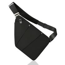 Mala de viagem tiracolo Brooke Kalla Anti-Theft preta unissex