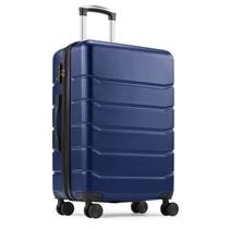 Mala de Viagem Zibbizo Hard Shell 24 Polegadas com Trava TSA - Azul