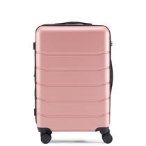 Mala de Viagem Zibbizo Hard Shell 24 Polegadas com Trava TSA - Rosa